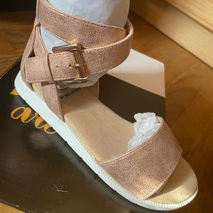 SOLD Rose Gold Sandals
